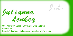 julianna lenkey business card